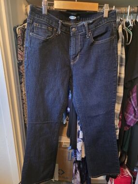 Old Navy Women's Dark Blue Boot-Cut Jeans